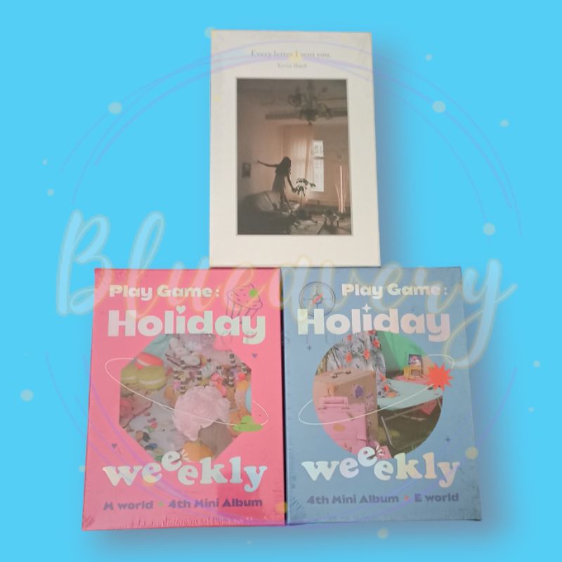 [READY STOCK] Yerin Baek Every Letter I Sent You Album Sealed Bundle dengan Album Weeekly Play Game 