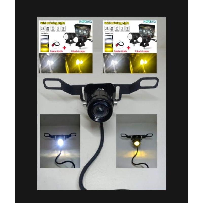 Lampu Tembak Motor Nmax New & Aerox Pasang Disegi Tiga Depan Motor