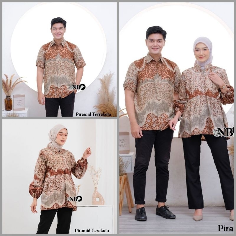 Batik Couple Modern Baju Batik couple Atasan Batik Wanita Modern