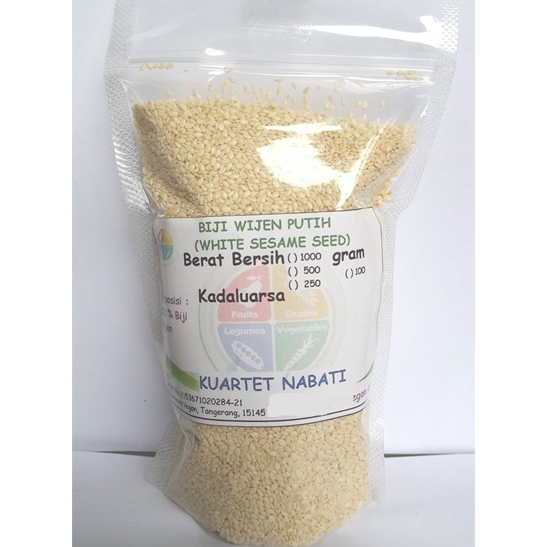 

Kirim Sekarang 250gr Roasted Wijen Putih / White Sesame Seed - Oven - Sangrai Stok Banyak