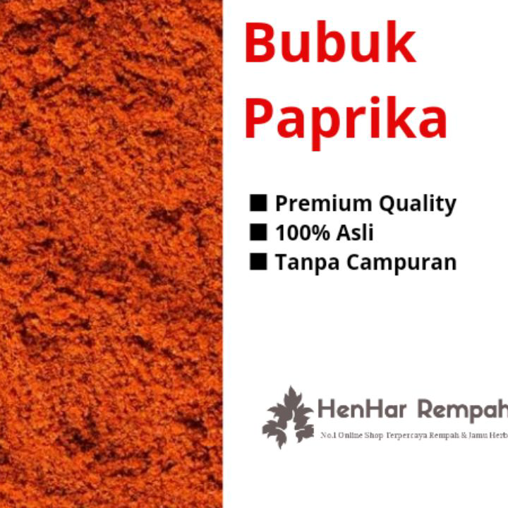 

Best Seller Paprika Bubuk 50 gram & 100 gram