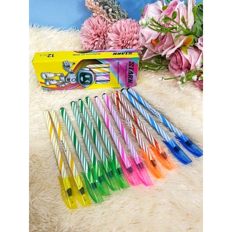 

1PACK PULPEN ULIR STARK BALPOINT ULIR PULPEN MURAH ALAT SEKOLAH