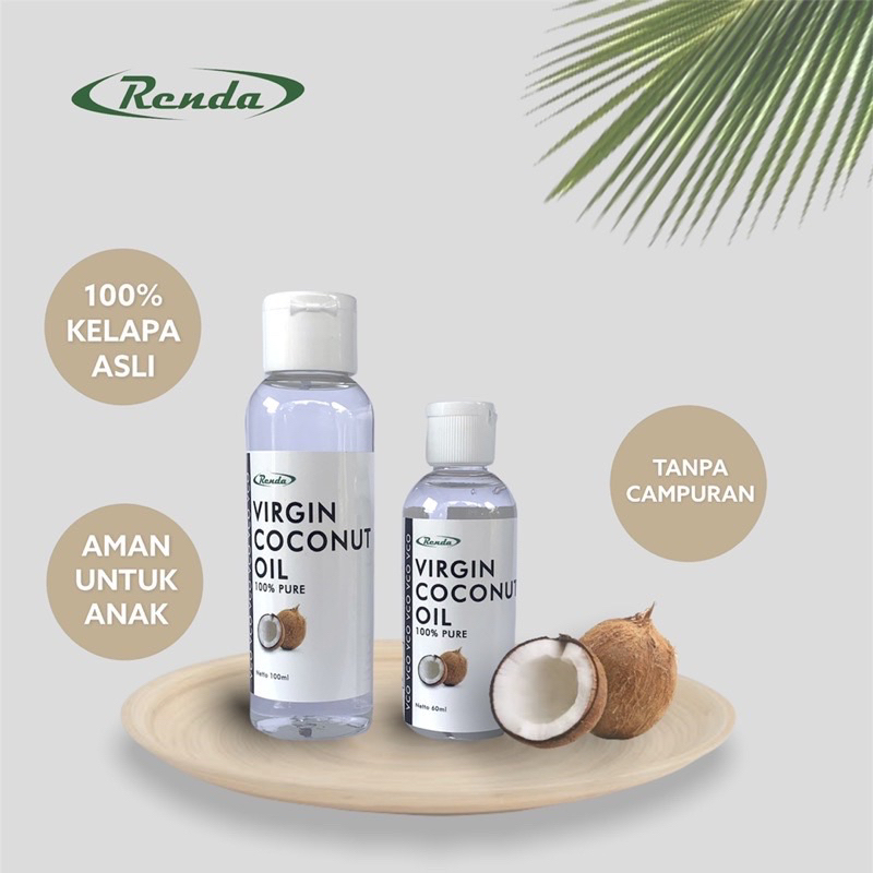 

VCO (Virgin Coconut Oil 100% Murni) (60ml & 100ml) | Bergaransi