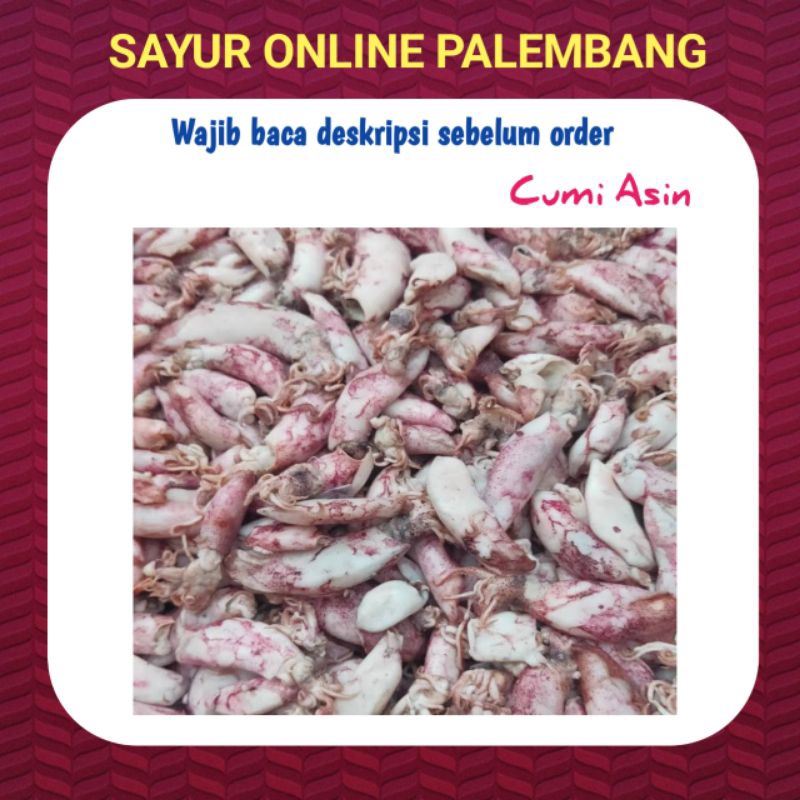 

Cumi Asin Fresh 100gram - Pasar Toko Tukang Sayur Sayuran Segar Online Palembang