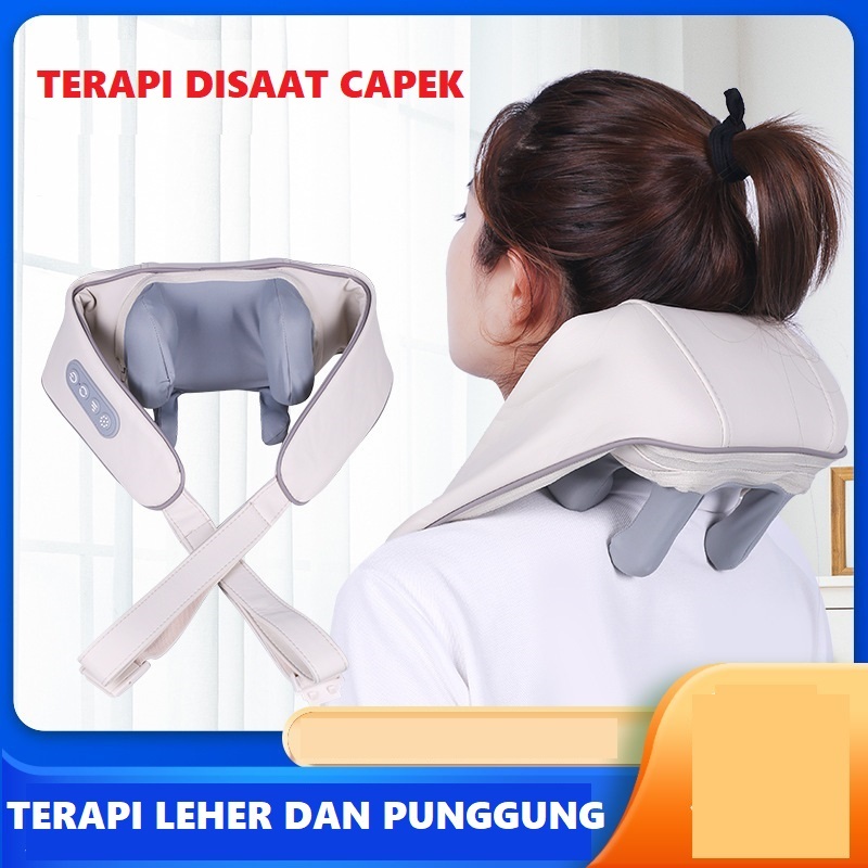 LUCKY - Peralatan rumah terapi leher punggung bahu + pijat Baru Adonan Leher dan Bahu Pijat Tali Leh