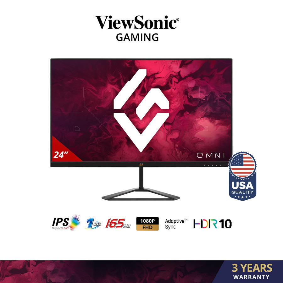 Monitor Gaming ViewSonic VX2479-HD-PRO 24'' FHD 180Hz HDR10