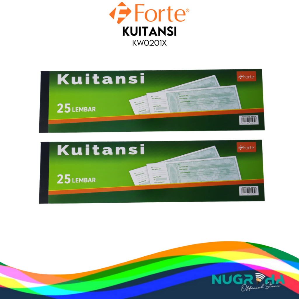 

Buku Kuitansi Kwitansi Tanggung Forte 25 Lembar KW0201X