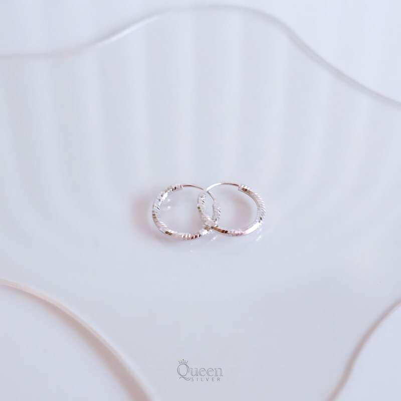 ANTING BAYI SILVER PERAK 925 ANTING TINDIK BAYI
