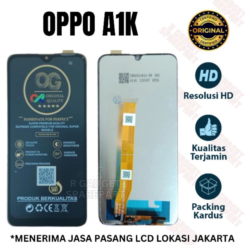 LCD TOUCHSCREEN OPPO A1K LCD FULLSET OG QUALITY LCD OPPO A1K