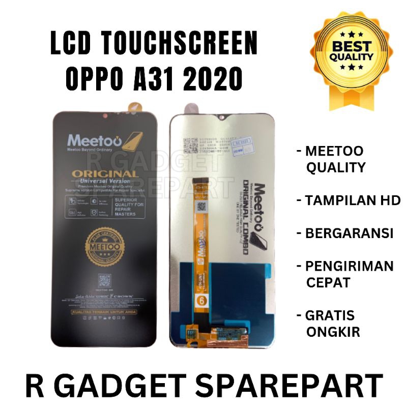 LCD TOUCHSCREEN OPPO A31 2020 LCD FULLSET ORIGINAL MEETOO QUALITY LCD OPPO A31 2020
