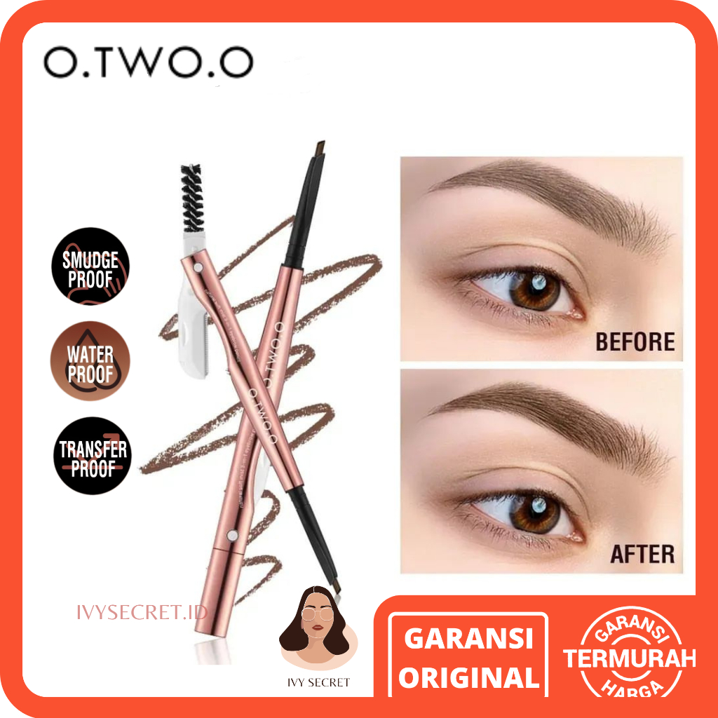 O.Two.O Eyebrow 3 in 1 Eyebrow Pencil With Cutter And Brush O Two O Eyebrow OTwoO Eyebrow OTwoO Pens