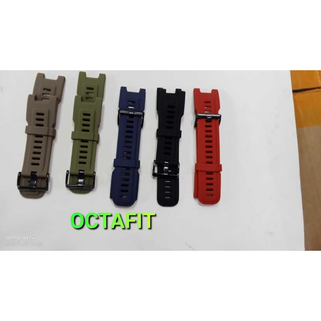 Strap Tali Jam Tangan Digitec Smartwatch Octafit ,Runner Original Tali Rubber/Strap Tali Digitec