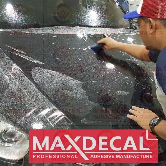 MAXDECAL VPF100 VINYL PROTECTION FILM LAMINASI SUPER GLOSSY & SUPER DOFF 100 MICRON