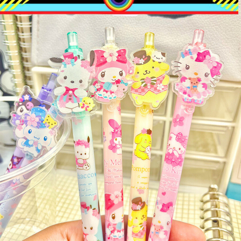 

PULPEN GEL SANRIO FLOWER SERIES 8146 MODEL MIKA TINTA HITAM KARAKTER CINAMOROL 0.5MM TINTA HITAM | ALAT TULIS SEKOLAH | PERLENGKAPAN SEKOLAH | ALAT TULIS KANTOR | PULPEN ANAK SD ANAK | KUROMI | MELODY | POMPOMPURIN | HELLOKITTY | MELODY | CINAMOROL | CUTE