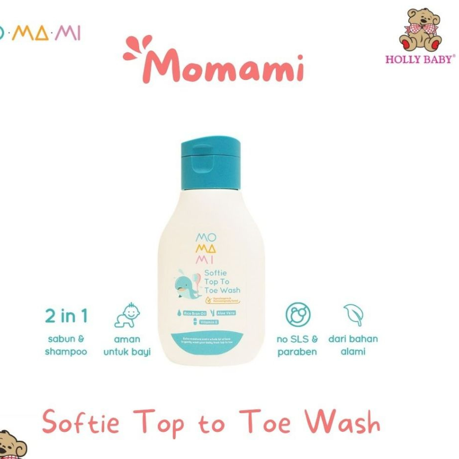 MOMAMI SOFTIE TAP TO TOE WASH 100ml/235ml