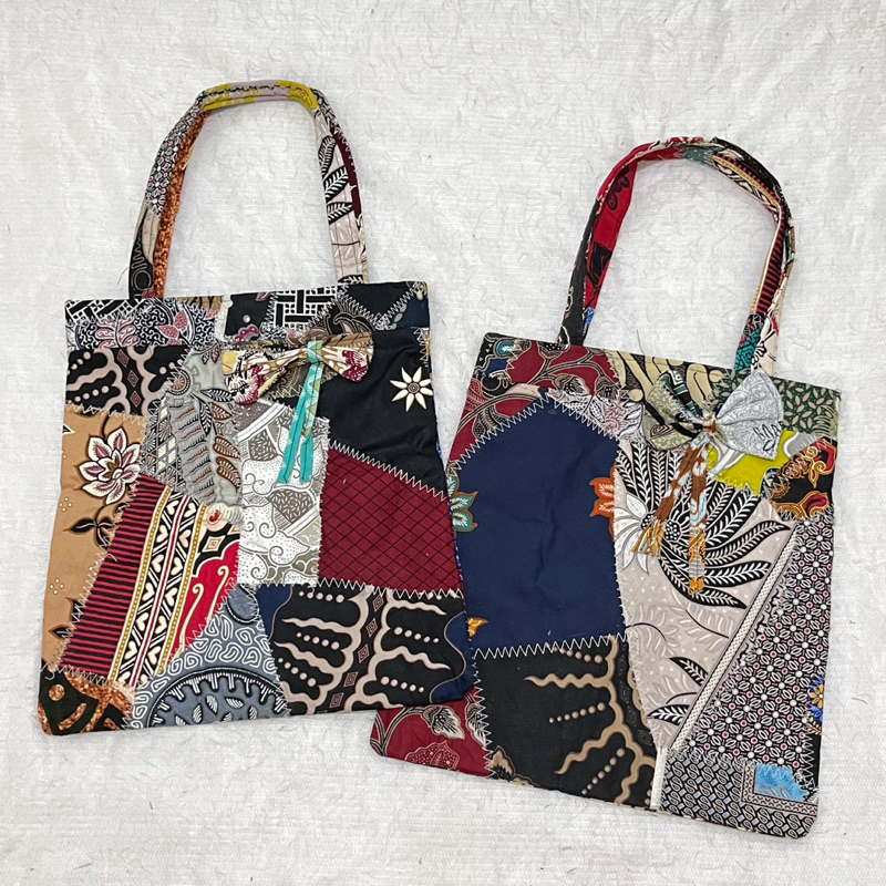 Tas Pita Batik Perca / Totebag batik perca tas belanja serbaguna khas malioboro jogja