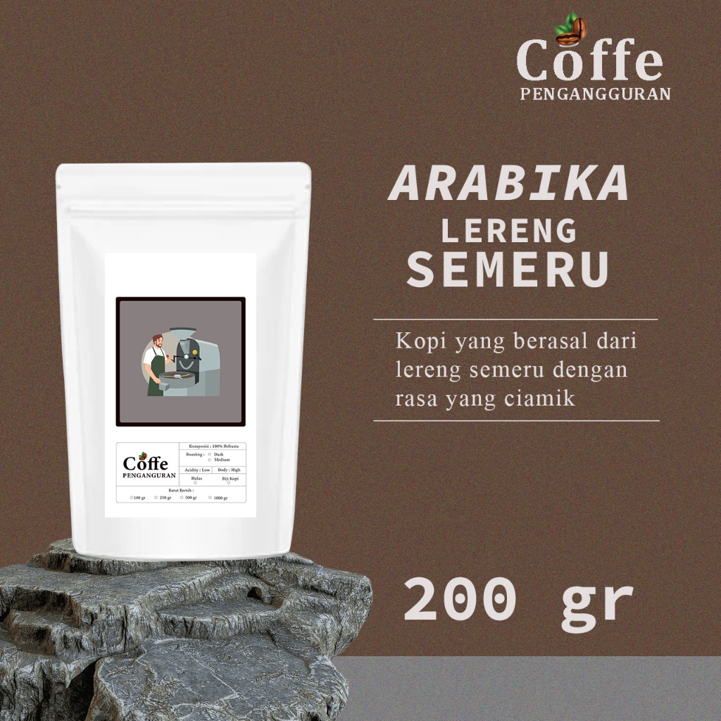 

Kopi Bubuk Arabika Lereng Semeru