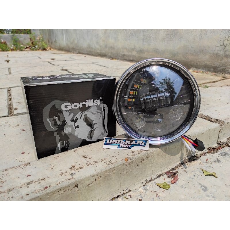 LAMPU DAYMAKER GORILLA 7 INCH SET BATOK LAMPU TIGER BARONG TIREV LAMPU DAYMEKER SET TOTOK LAMPU DEPA