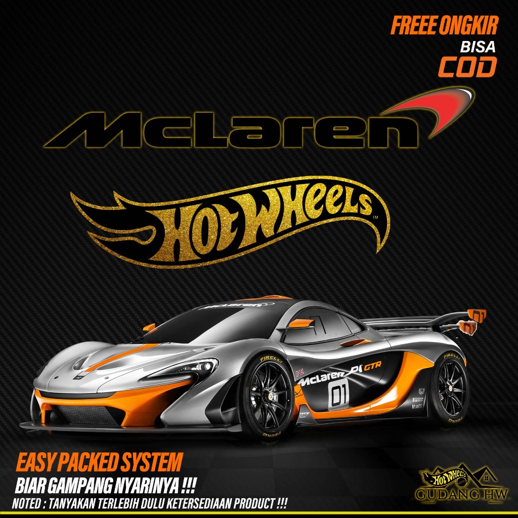 HOT WHEELS MCLAREN, MOBIL BALAP, MOBIL SPORT, SPORT CAR, HYPERCAR