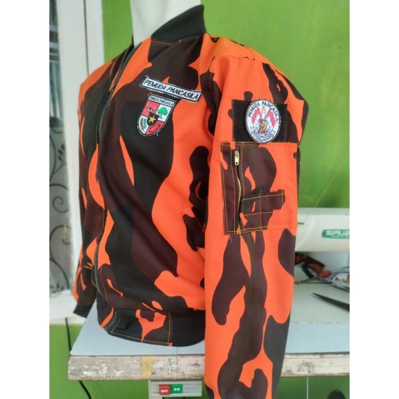 jaket bomber pemuda pancasila jaket loreng pemuda pancasila bomber loreng pp