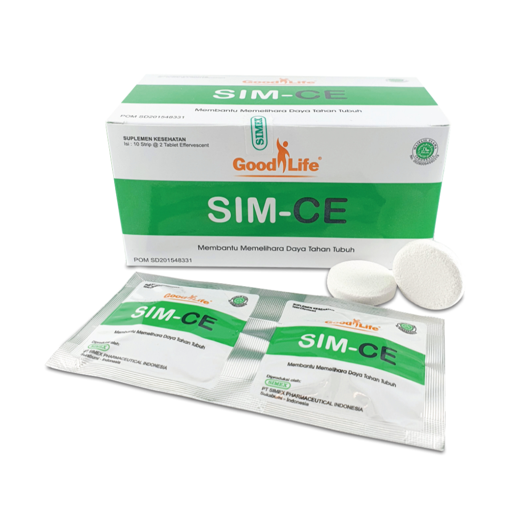 SIM-CE Box 20's Tablet Effervescent Simex / Vitamin Daya Tahan Tubuh