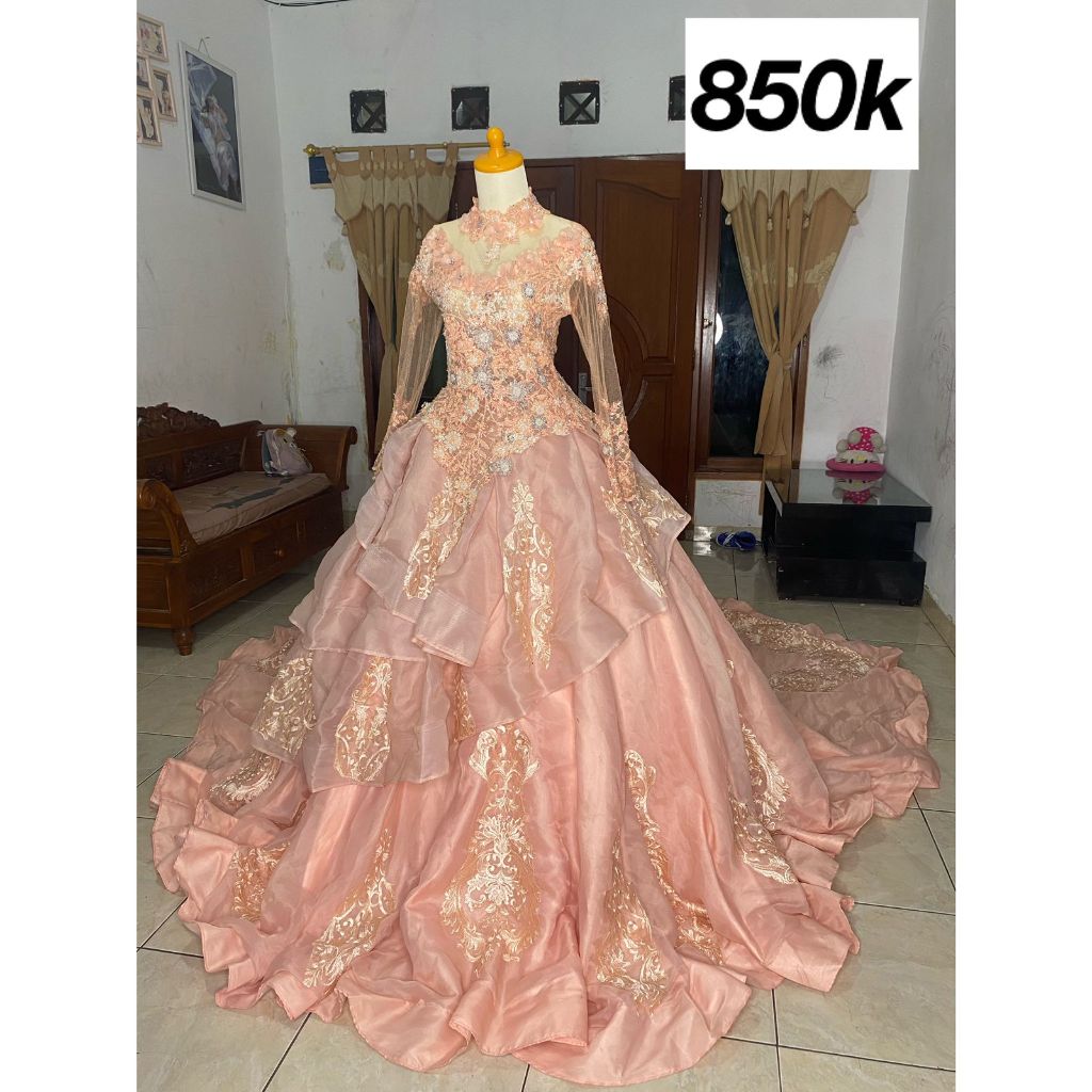 GAUN PENGANTIN SECOND / BAJU PENGANTIN SECOND / BAJU PRELOVED