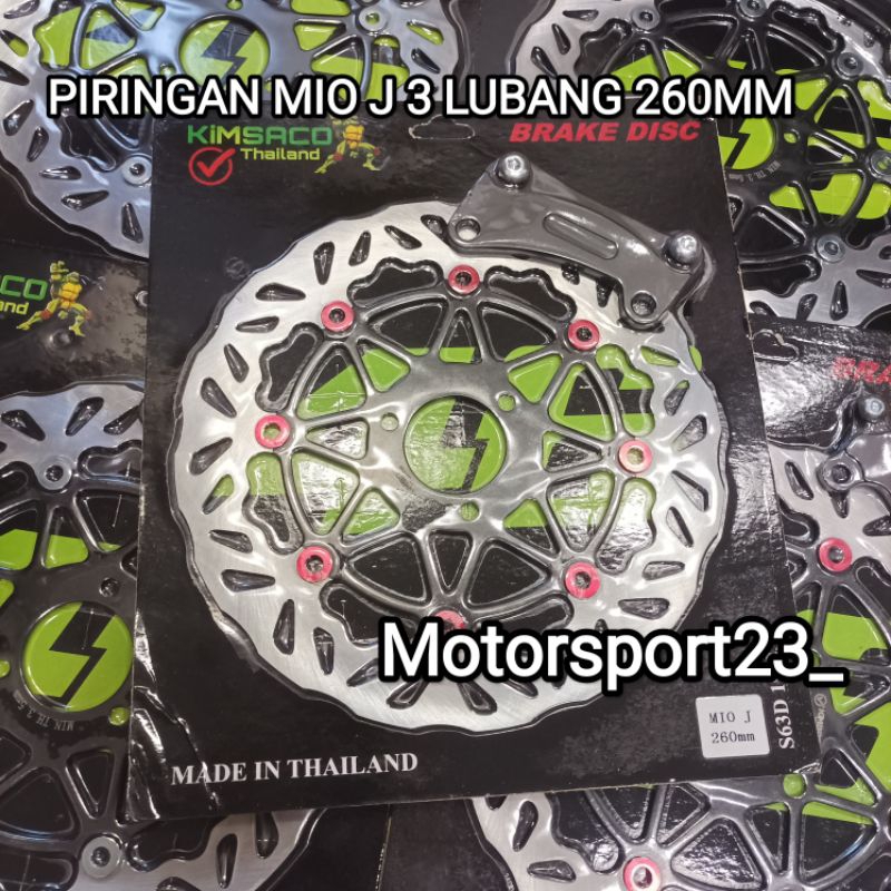 Piringan cakram mio j 3 lubang baut 260MM Cakram disc brake model PSM Mio j Mio GT Mio M3