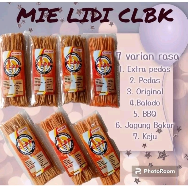 

Mie lidi kemasan 40 gr/Mie lidi pedas/Jajanan Jadul/Cemilan/Cemilan Murah/Cemilan Enak/Cemilan Pedas/Snack Jadul/Snack Murah