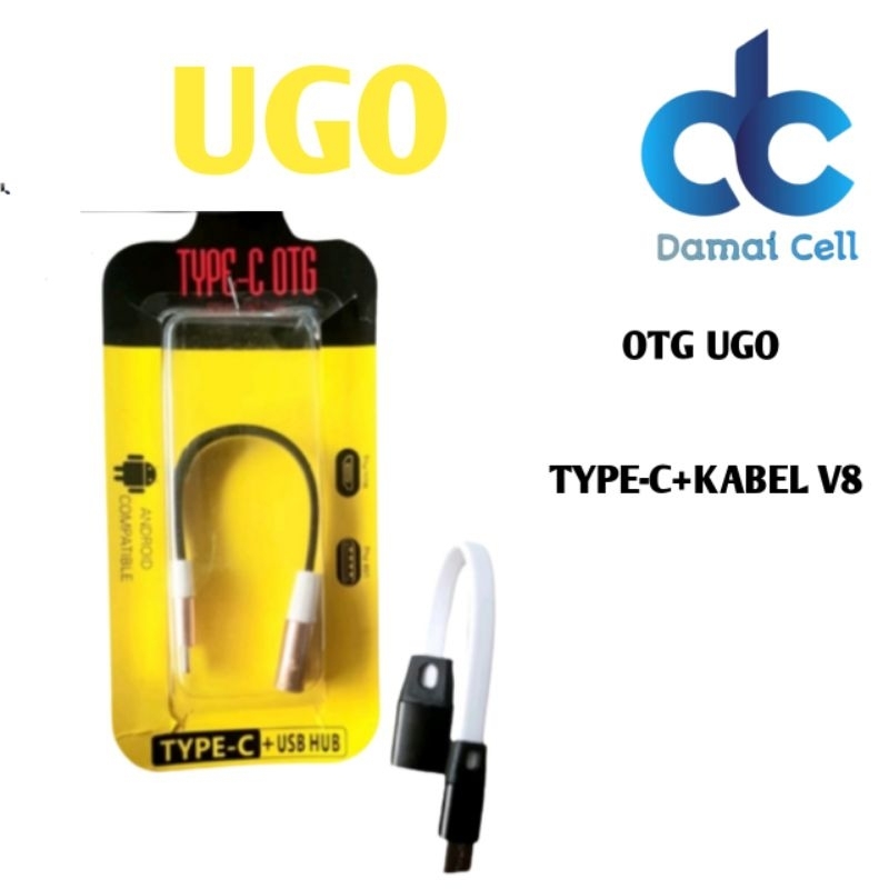 OTG UGO TYPE-C+KABEL V8