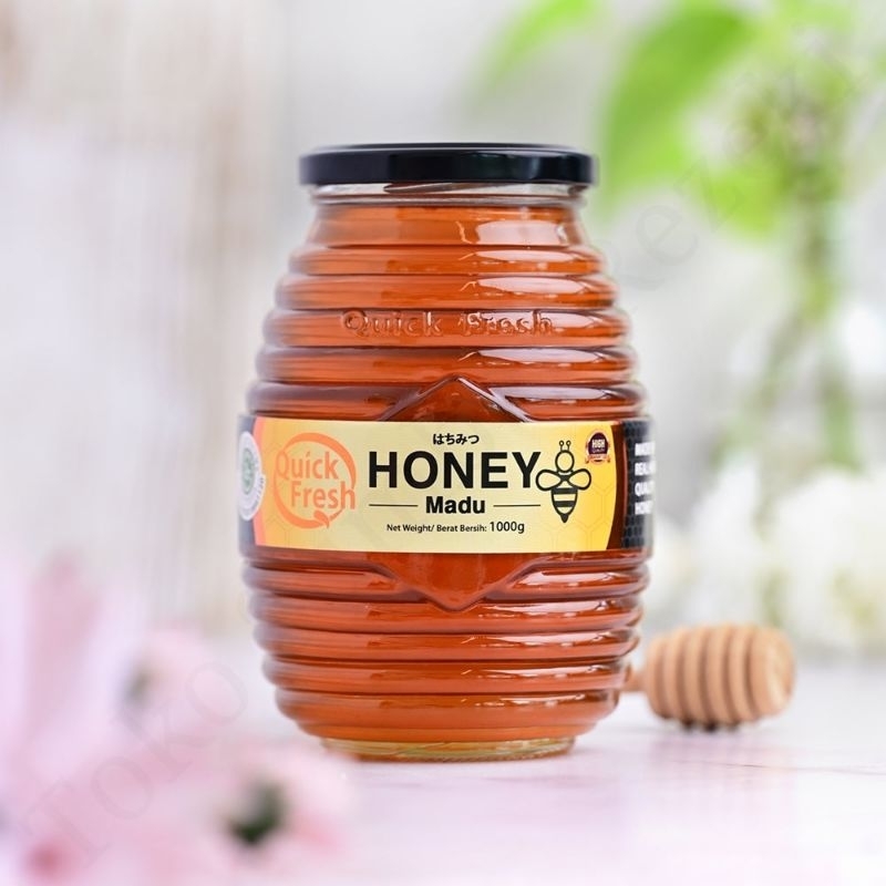

Madu Murni Asli 1000gr Honey Botol Pure 1KG Kilo 1000g Raw Jar Sarang