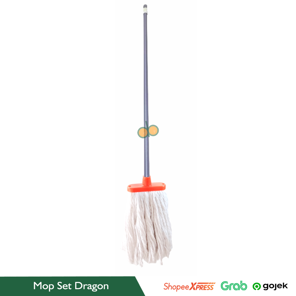 Mop Set Dragon Alat Pel Lantai Gagang Panjang Sumbu