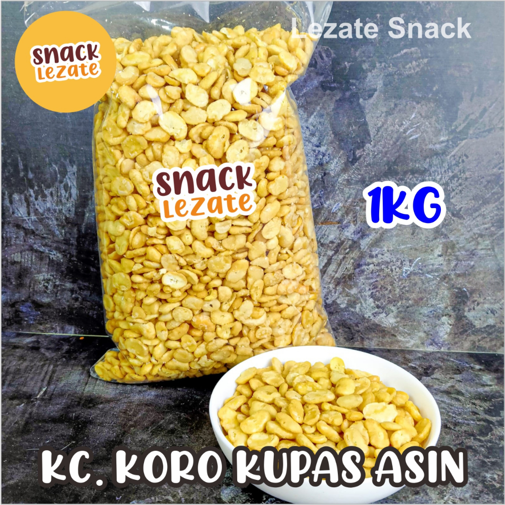 

Sedap Snack - Kacang Koro Bali 1 Kg Rasa Gurih Asin Kiloan Murah Gurih Renyah / Kacang Koro Kupas Tanpa Kulit / Kacang Koro Kiloan / Lezate Snack