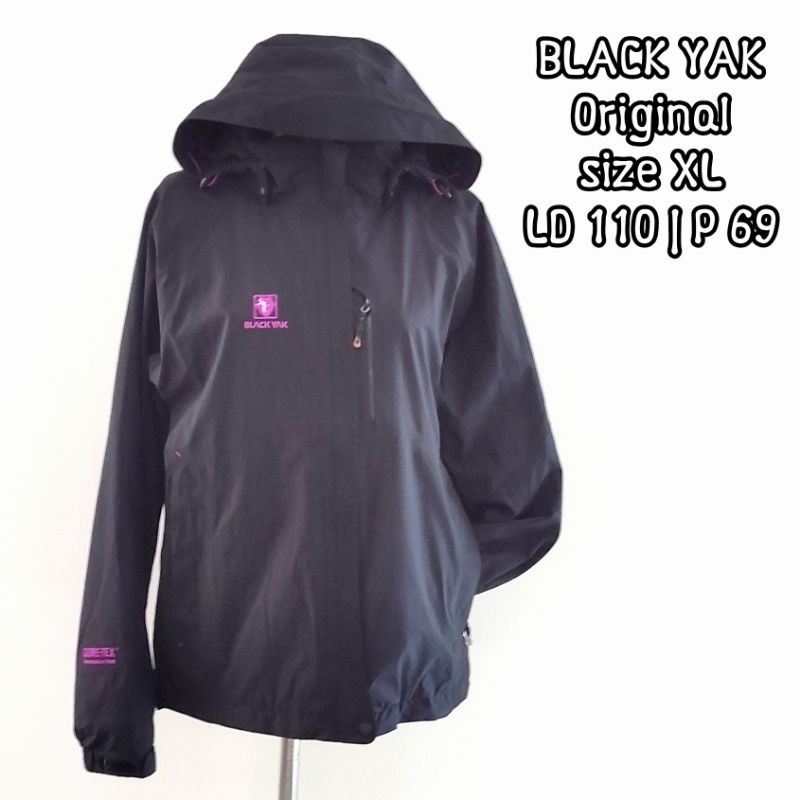 Jaket outdoor jaket gunung BLACK YAK size 100 (XL), preloved