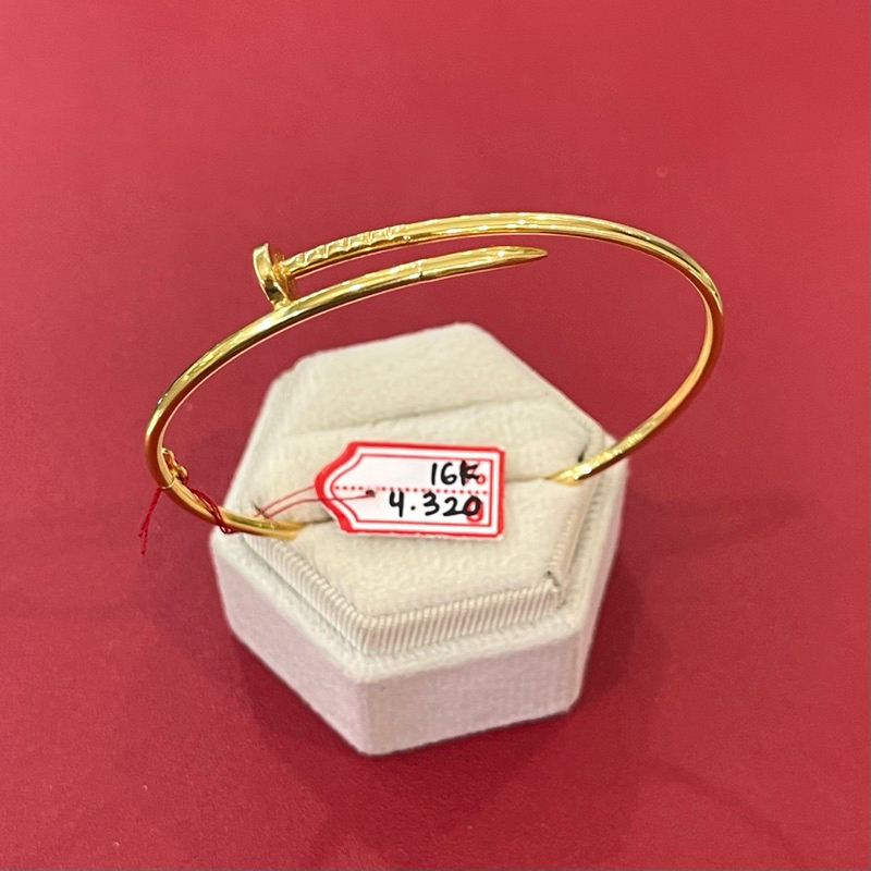 gelang paku polos ringan 16k