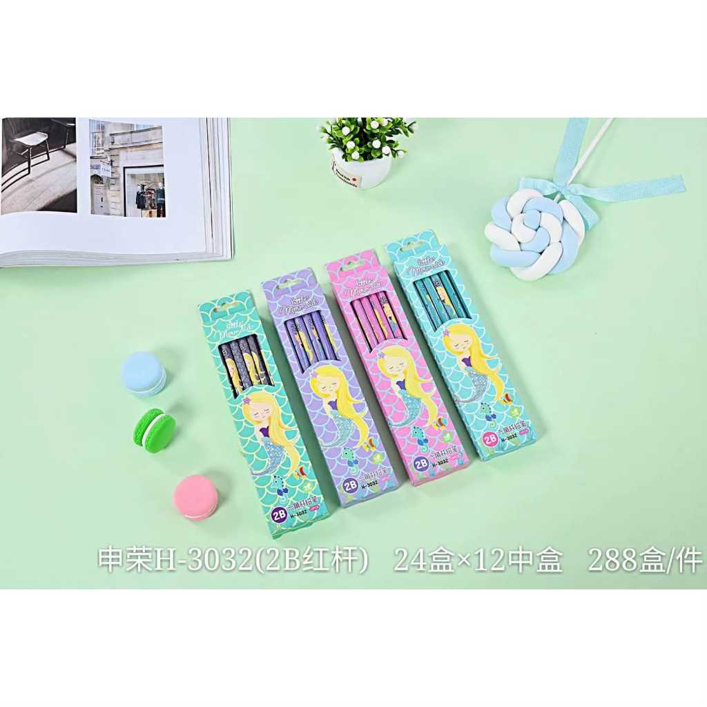 

Pensil 2B Fancy Mermaid & Unicorn (12pc)