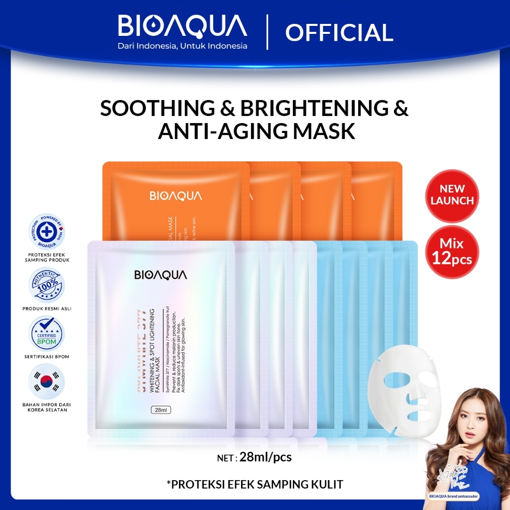 Harga 7x ceramide bioaqua sheet masker Terbaru Mei 2026 | BigGo Indonesia