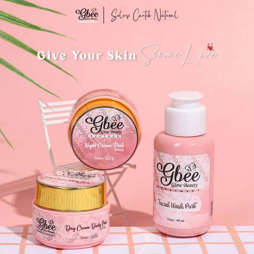 Gbee Glow Paket Daily Pink Series