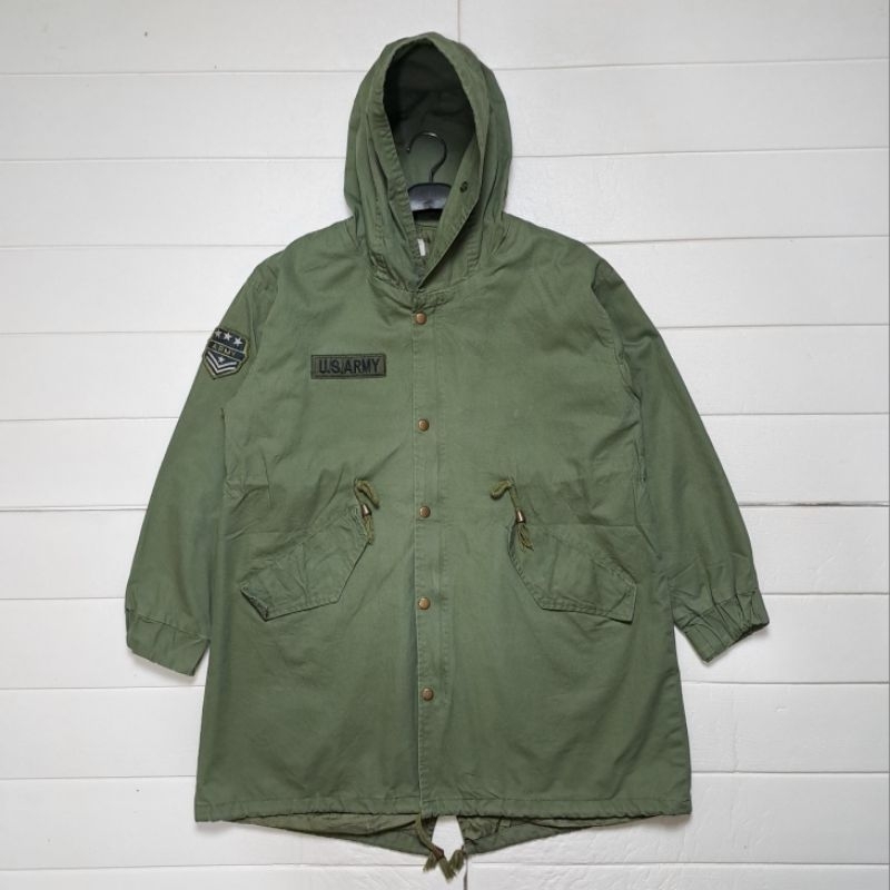 JAKET PARKA FISHTAIL M65 US ARMY SIZE L