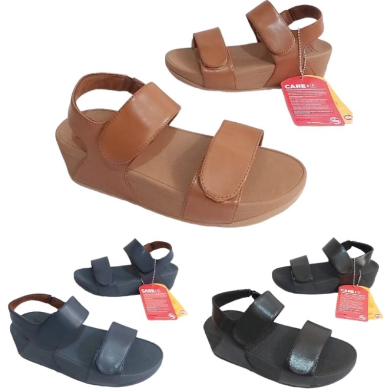 SEPATU SANDAL WANITA FITFLOP LULU SLIDE TALI STRIP