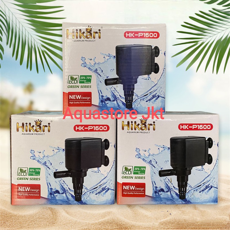 HIKARI 1600 MESIN POMPA AQUARIUM HIKARI 1600 1700 L/H 16 WATT MESIN AQUARIUM KOLAM IKAN