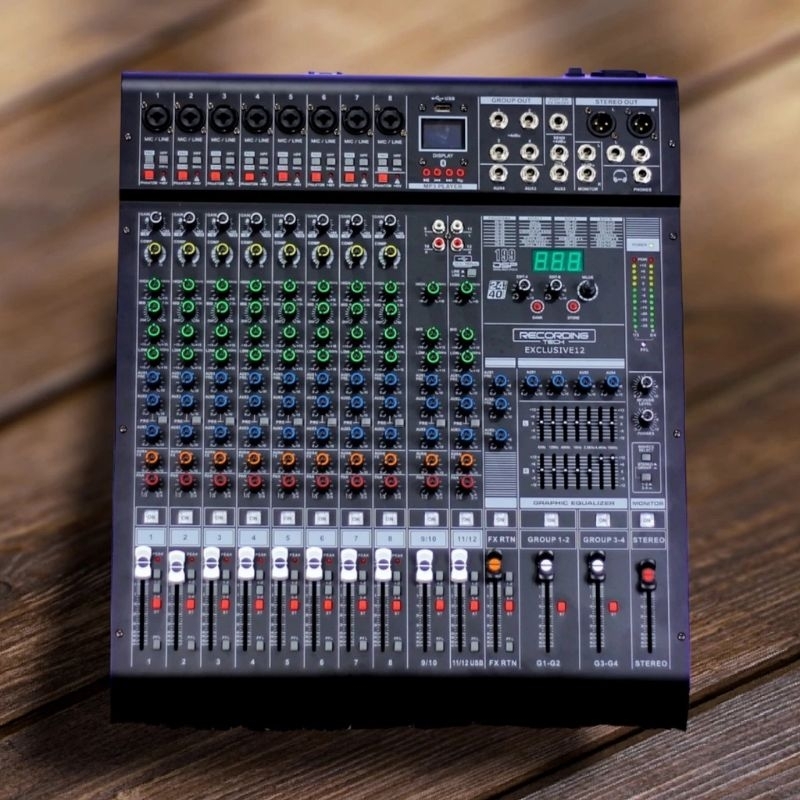 Mixer Recording Tech Exclusive 12 Profesional Audio Mixing  Effect Alexsy 199Dsp
