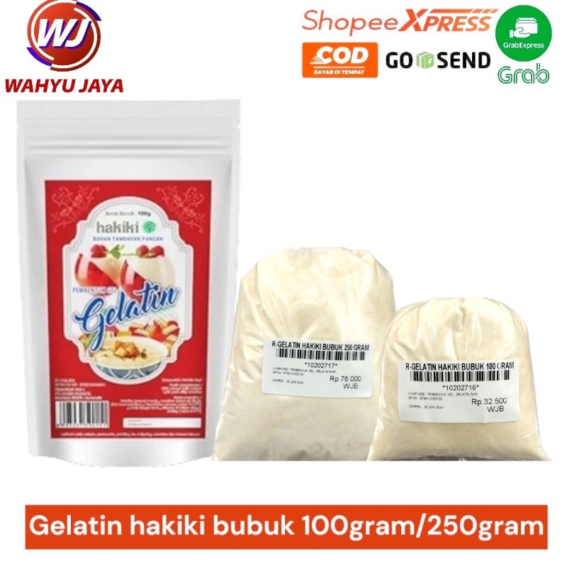 

Gelatin hakiki bubuk 100gram/250gram