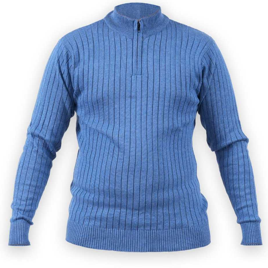 Outwear Sweater Polos Half Zip High Neck Premium Pria Wanita Sweatshirt Zipper Motif Terbaru Sweater