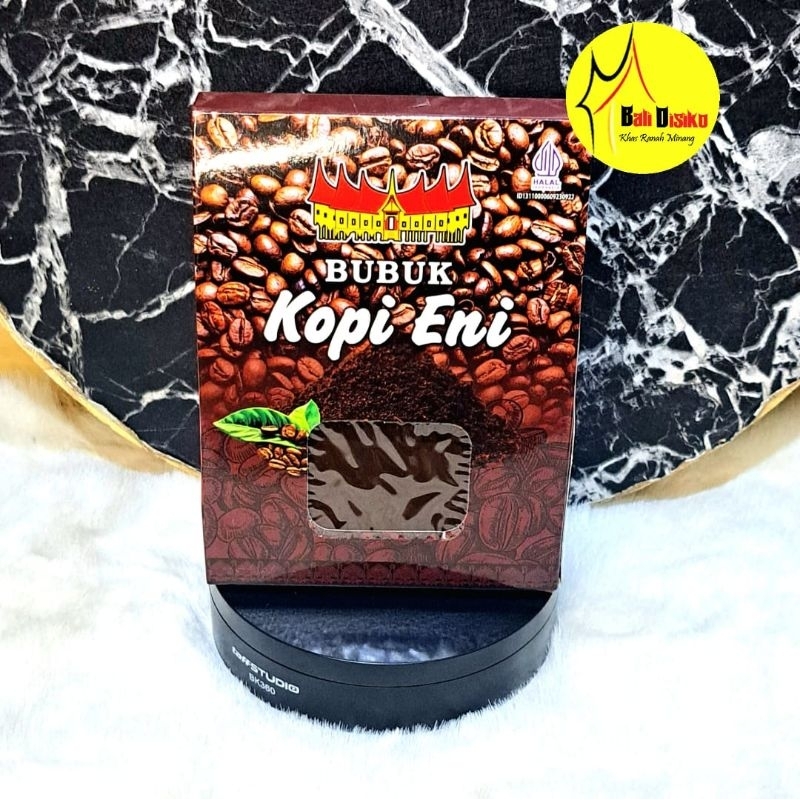 

KOPI ENI PREMIUM MURNI ASLI BATUSANGKAR KEMASAN KOTAK 120 GRAM