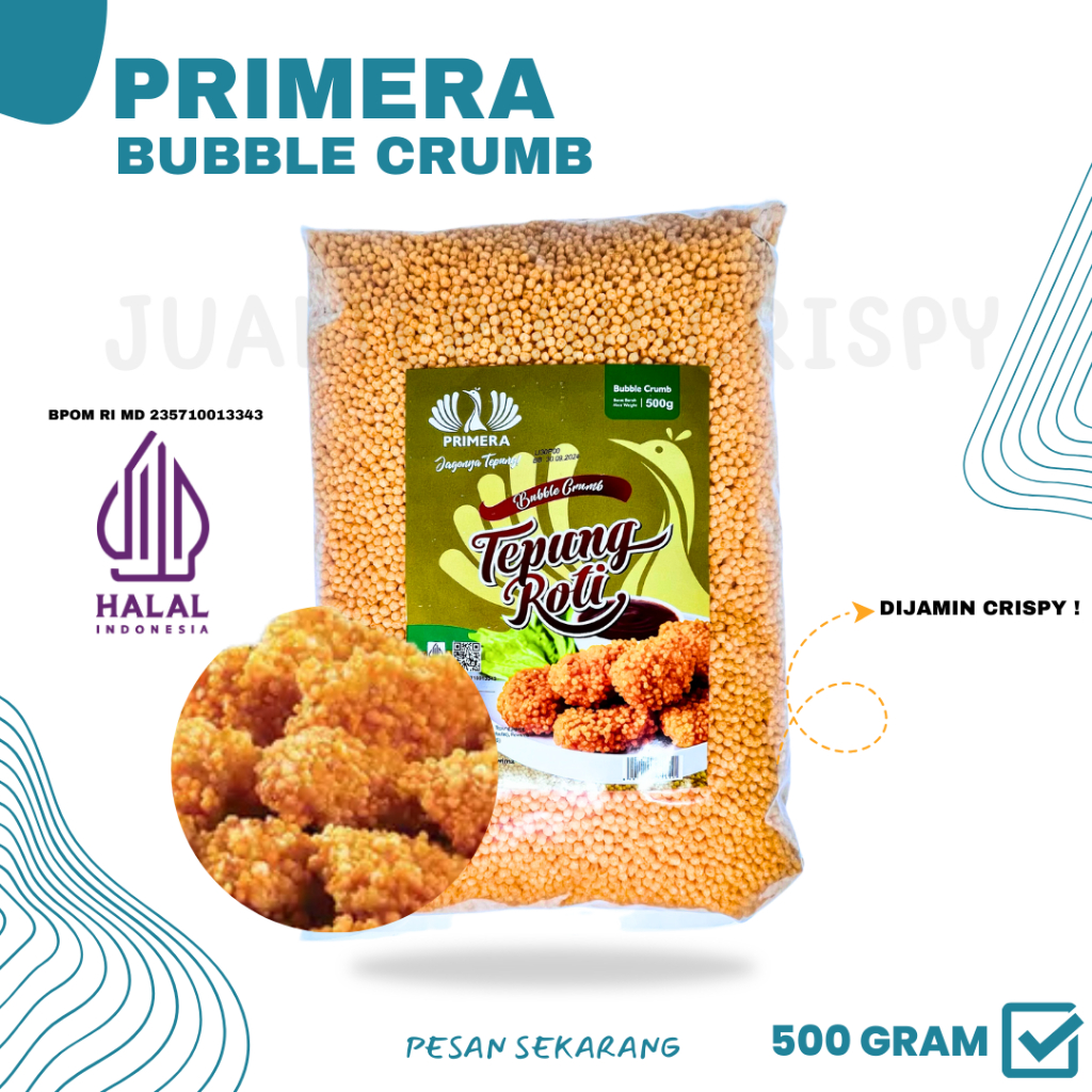 Bubble Crumb Crispy 500 Gram / Tepung Primera Nugget Bubble Crumb Krispi