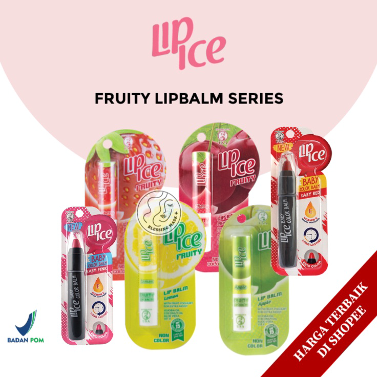 ☈➸❋✦ Lip Ice Fruity LipBalm | Baby Color Balm