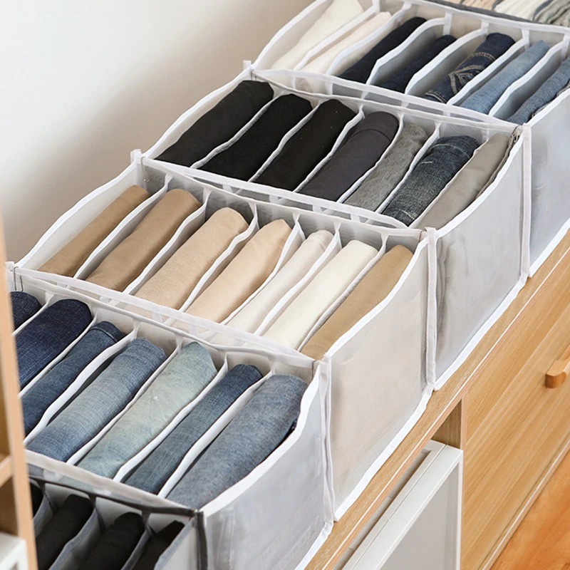 Kotak Sekat Pembatas Pakaian Organizer - Sekat Laci Kotak Organizer Storage Box Pembatas Baju