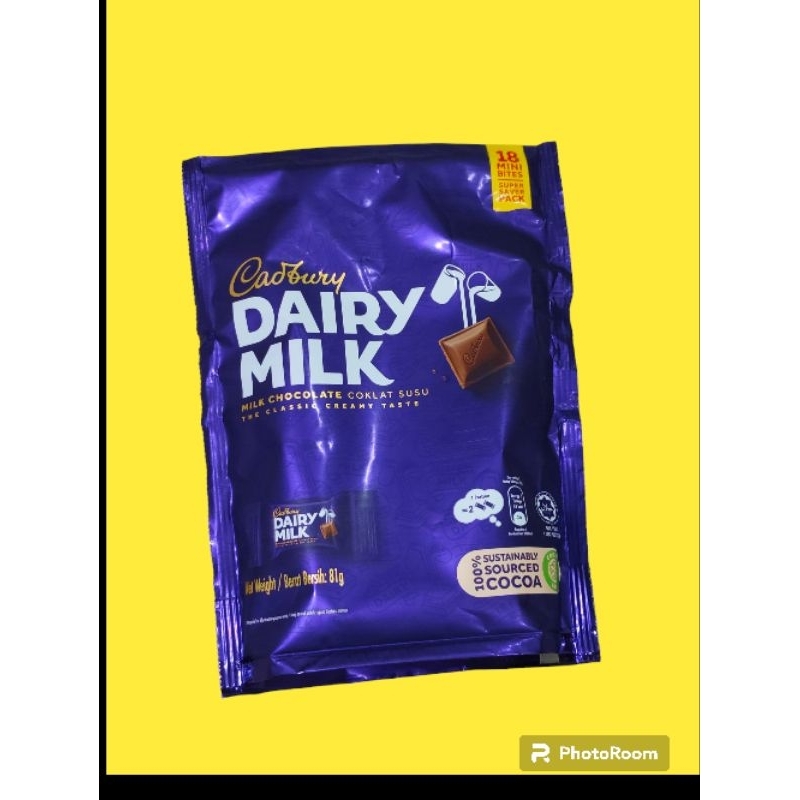 

Chocolate Cadbury Dairy Milk Coklat Susu isi 18 Ori Malaysia