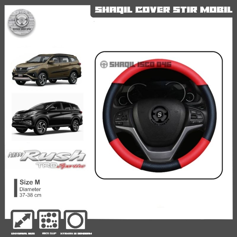 Sarung Stir Mobil Toyota Rush, Cover Stir Mobil