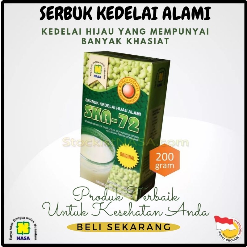 

Serbuk Kedelai Alami SKA Nasa Original,Produk Kesehatan Alami Yang Kaya Akan Manfaat